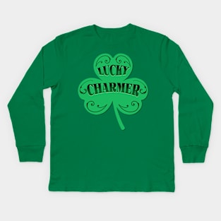 Lucky charmer Kids Long Sleeve T-Shirt